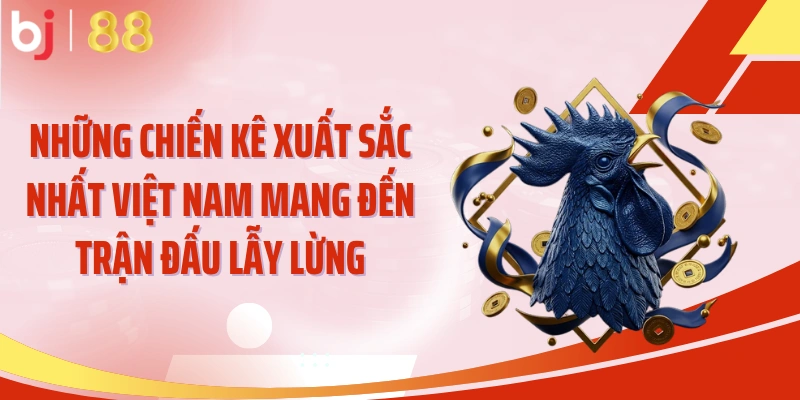 Những chiến kê xuất sắc nhất Việt Nam mang đến trận đấu lẫy lừng